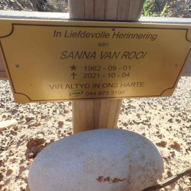 ROOI Sanna, van 1962-2021