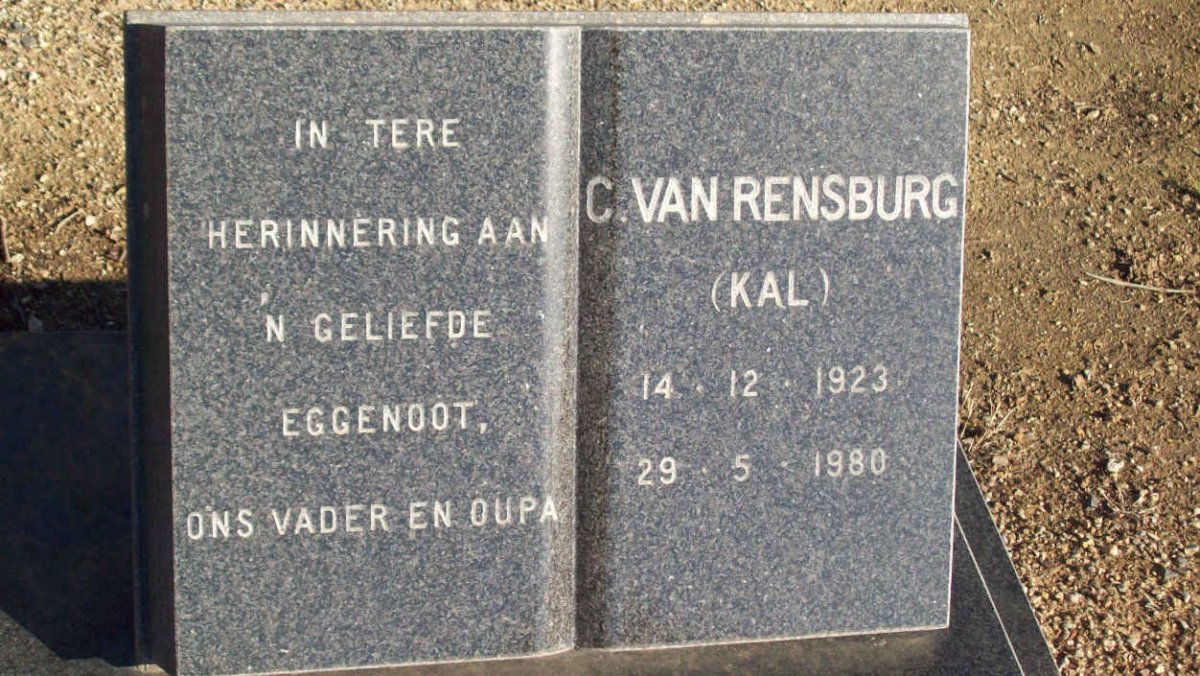 RENSBURG C., van 1923-1980