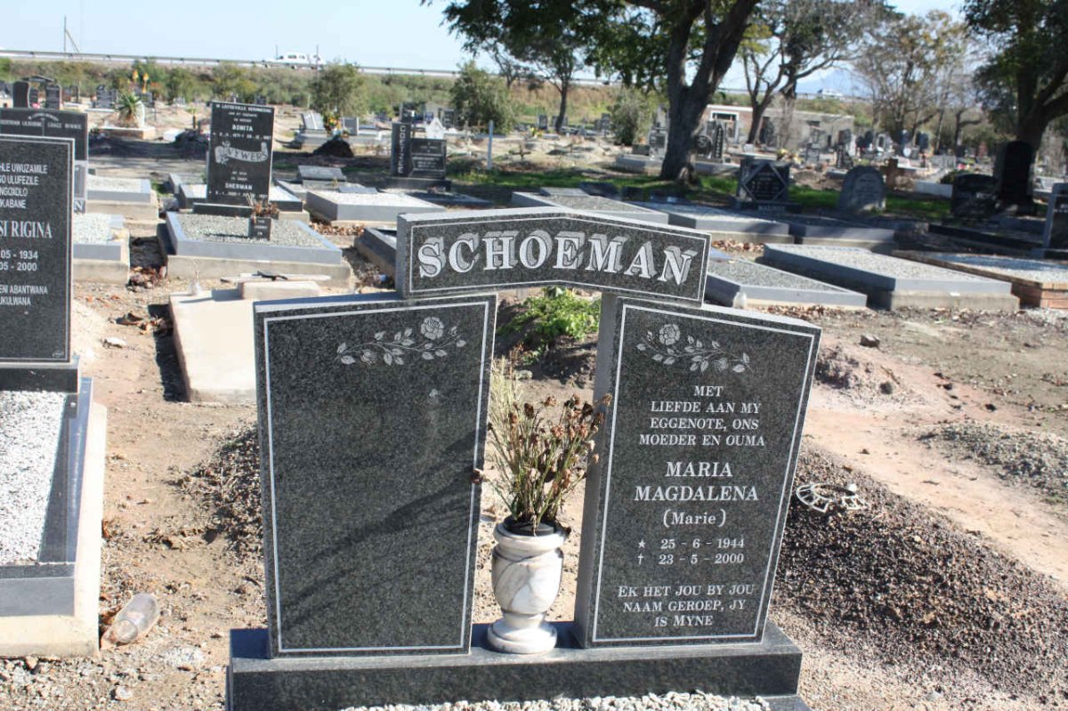 SCHOEMAN Maria Magdalena 1944-2000