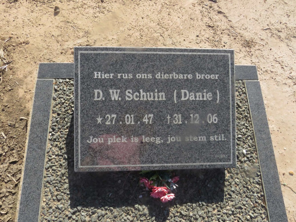 SCHUIN D.W. 1947-2006