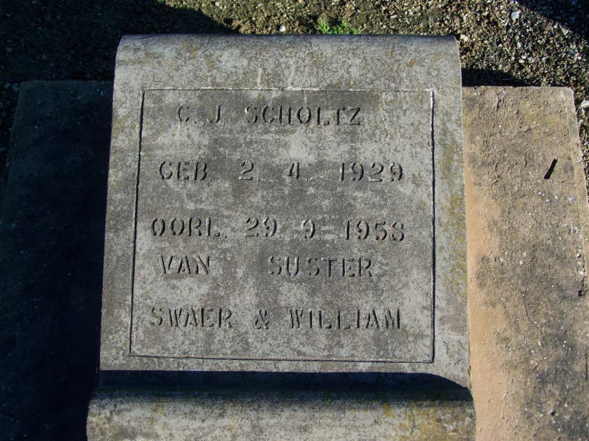SCHOLTZ C.J. 1929-1958