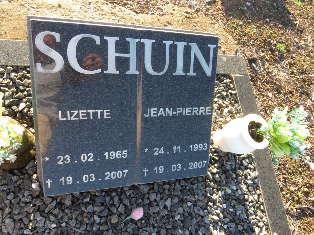 SCHUIN Lizette 1965-2007 :: SCHUIN Jean-Pierre 1993-2007