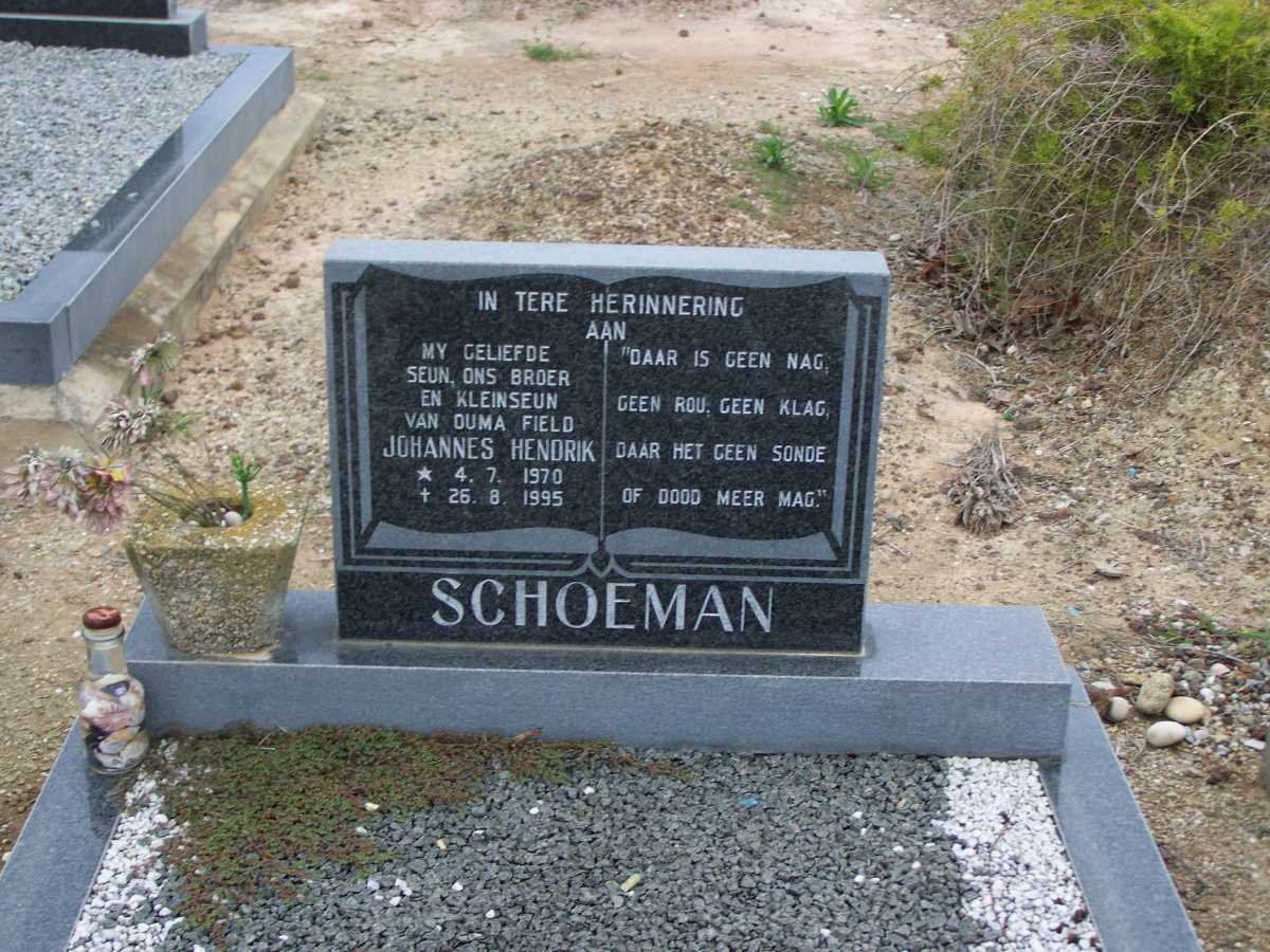 SCHOEMAN Johannes Hendrik 1970-1995