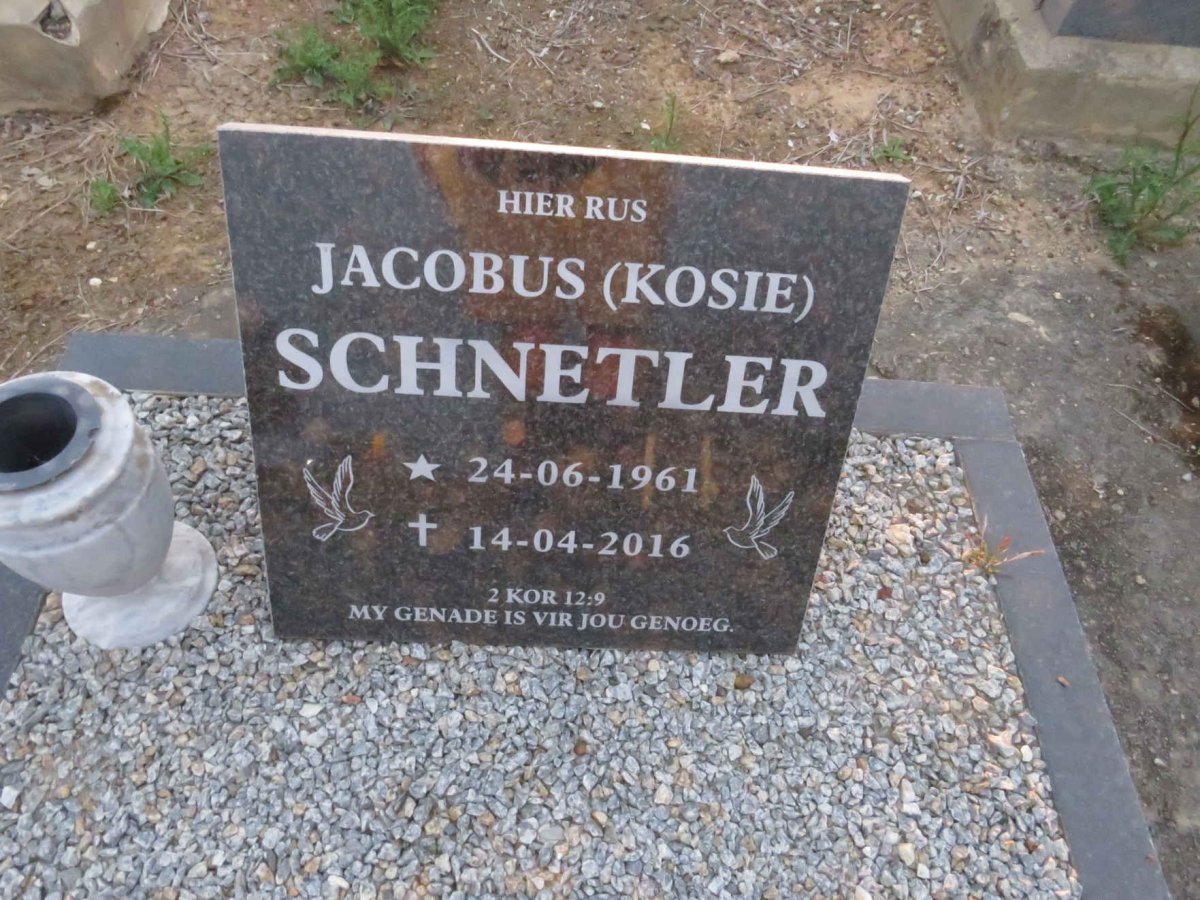 SCHNETLER Jacobus 1961-2016