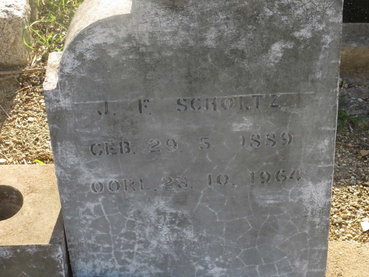 SCHOLTZ J.F. 1889-1964 :& M.C. 1888-1968