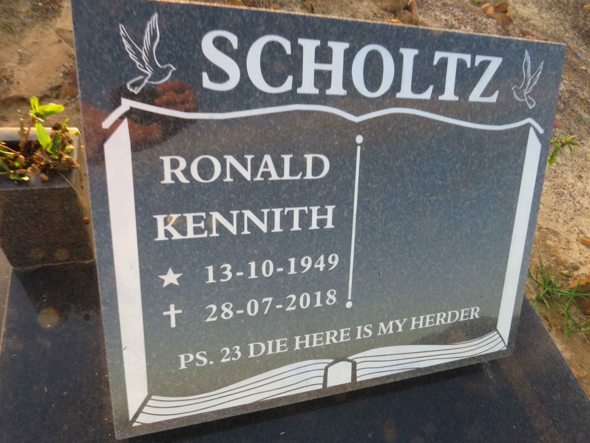 SCHOLTZ Ronald Kennith 1949-2018