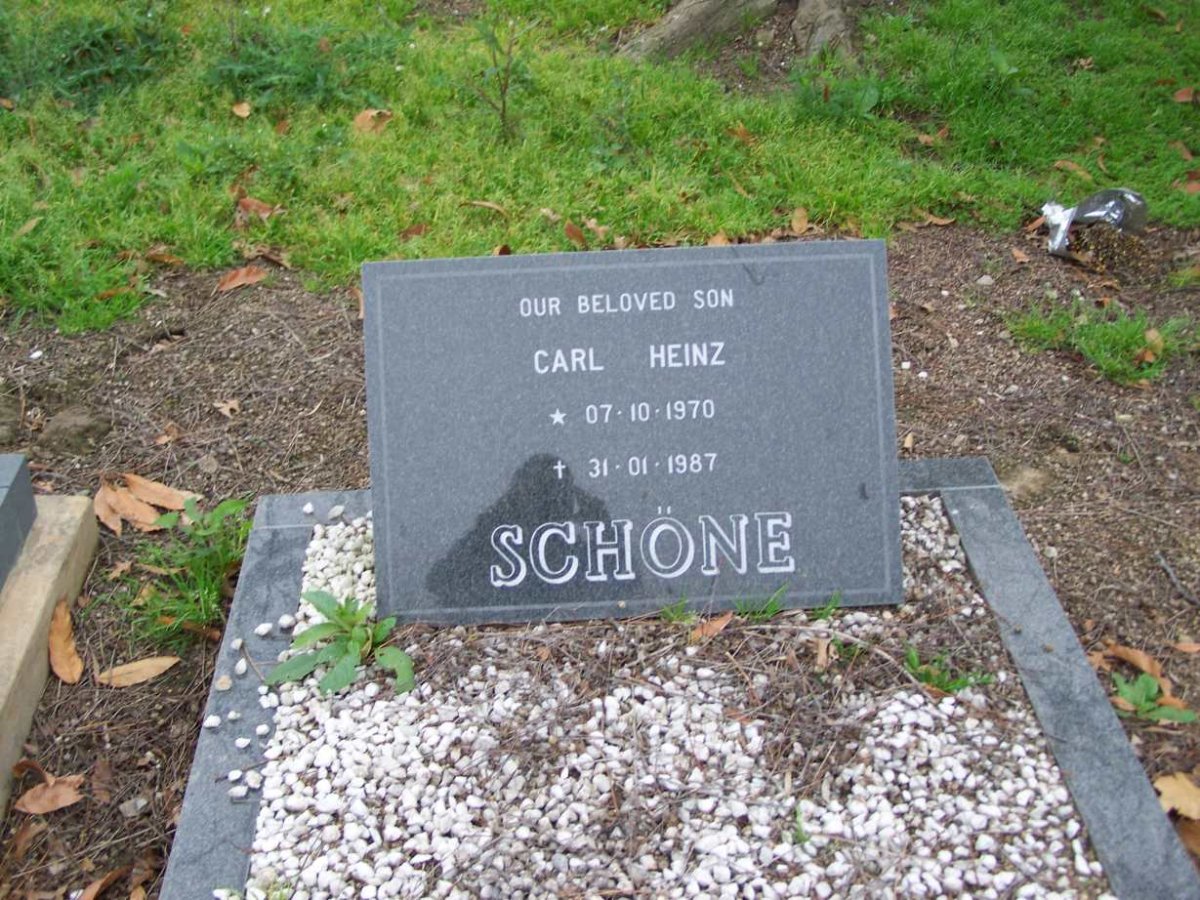 SCHONE Carl Heinz 1970-1987