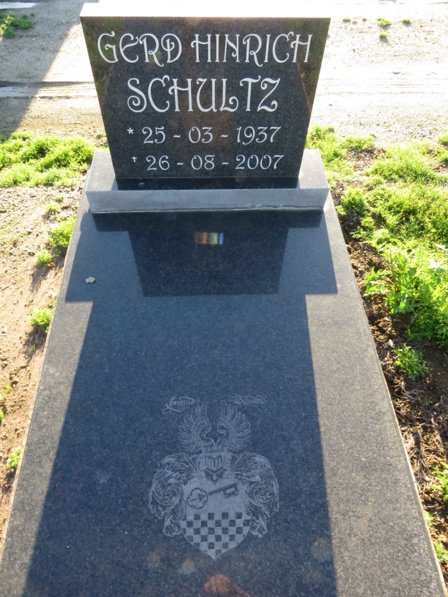 SCHULTZ Gerd Hinrich 1937-2007
