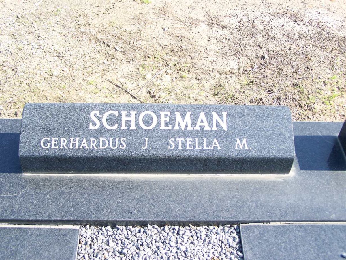 SCHOEMAN Gerhardus J. &amp; Stella M.