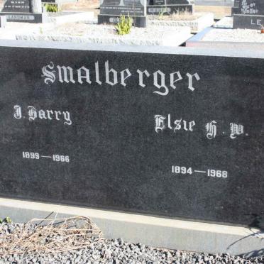 SMALBERGER J. Barry 1899-1966 &amp; Elsie H.?. 1894-1968