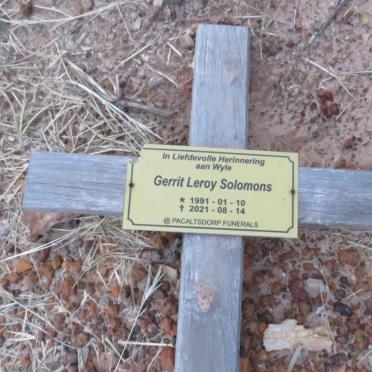 SOLOMONS Gerrit Leroy 1991-2021