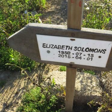 SOLOMONS Elizabeth 1958-2015