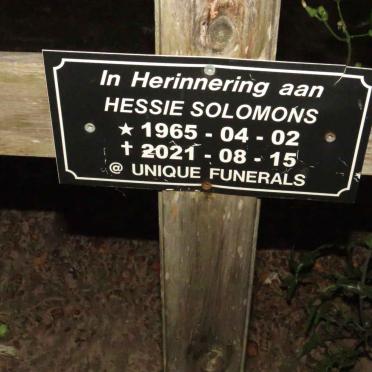 SOLOMONS Hessie 1965-2021