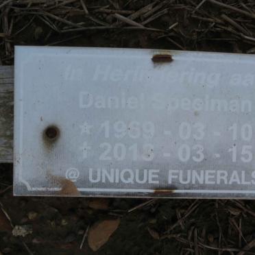 SPEELMAN Daniel 1969-2018