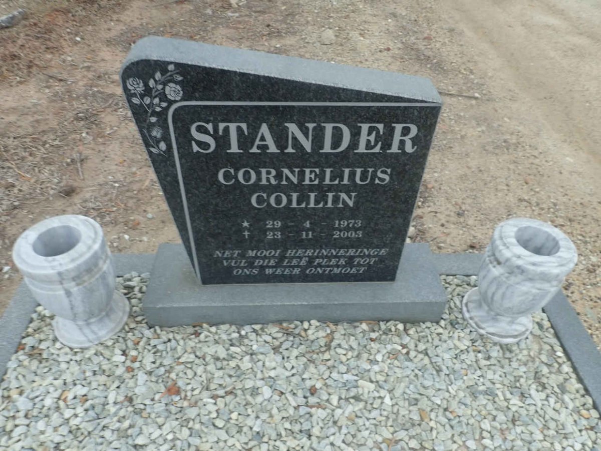 STANDER Cornelius Collin 1973-2003