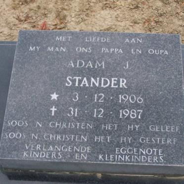 STANDER Adam J. 1906-1987