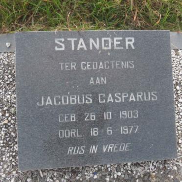 STANDER Jacobus Casparus 1903-1977