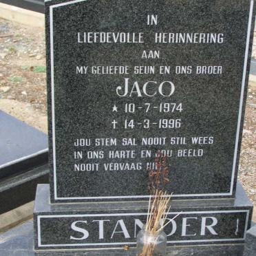 STANDER Jaco 1974-1996