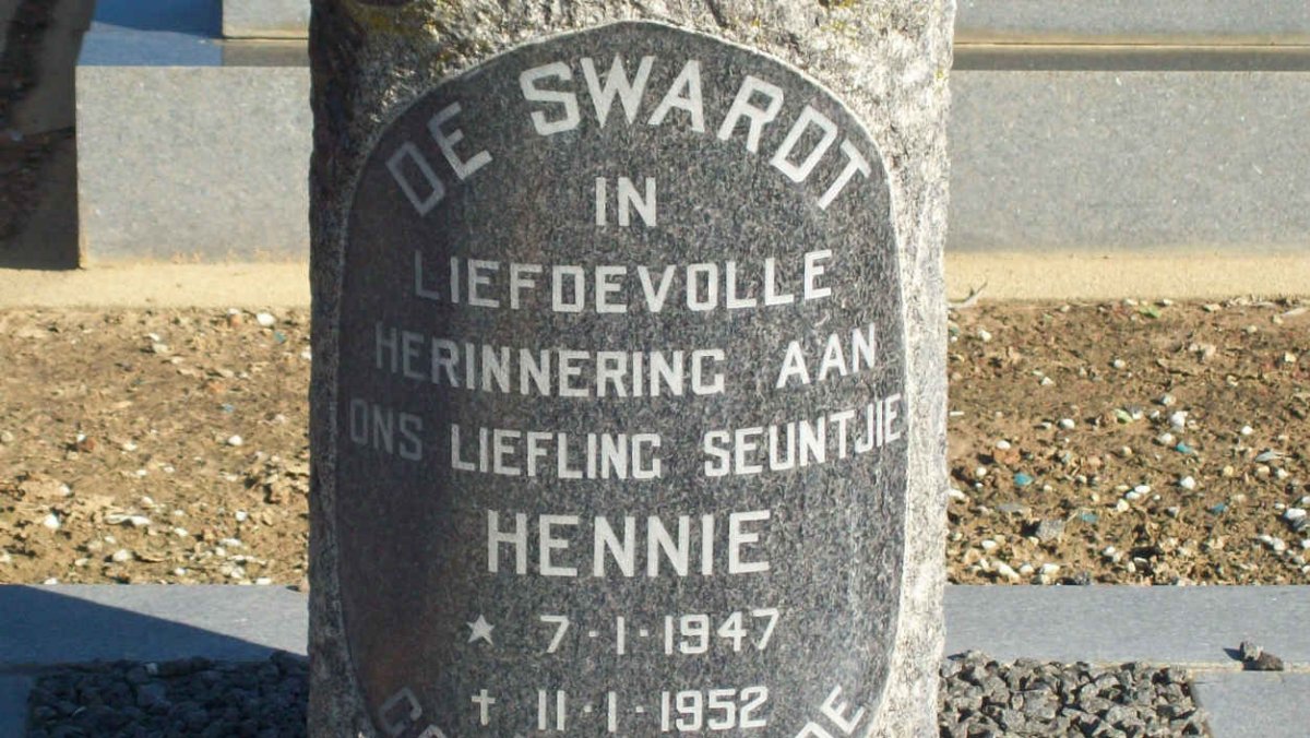 SWARDT Hennie, de 1947-1952