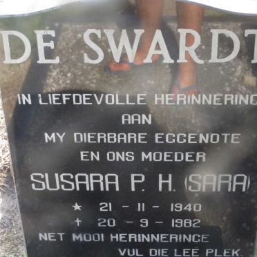 SWARDT Susara P.H., de 1940-1982
