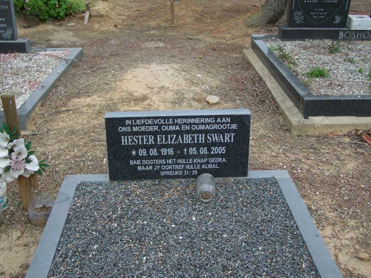 SWART Hester Elizabeth 1916-2005