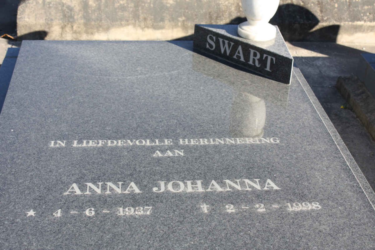 SWART Anna Johanna 1937-1998