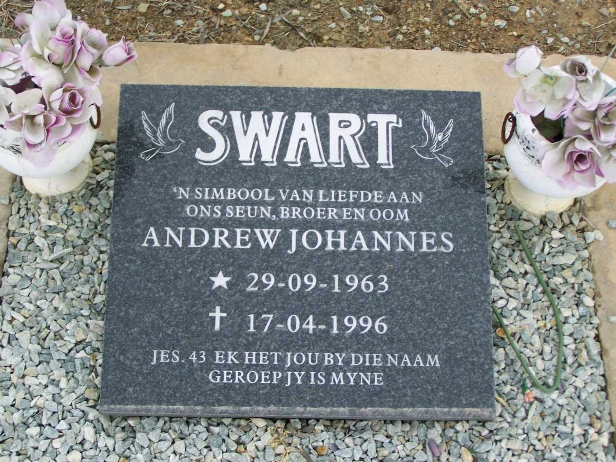 SWART Andrew Johannes 1963-1996