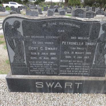 SWART Gert C. 1890-1963 & Petronella DU PREEZ 1894-1967