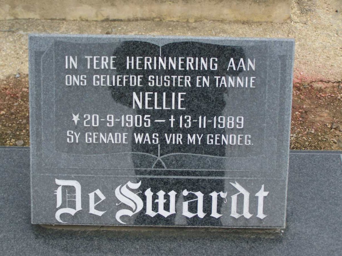 SWARDT Nellie, de 1905-1989