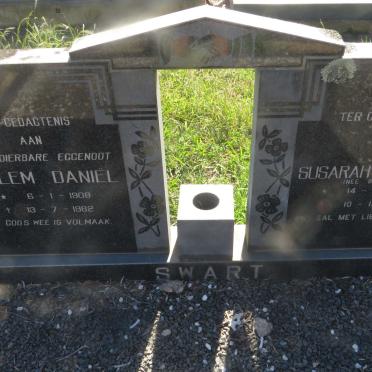 SWART Willem Daniel 1908-1982 & Susarah Susanna BOSHOFF 1913-1984