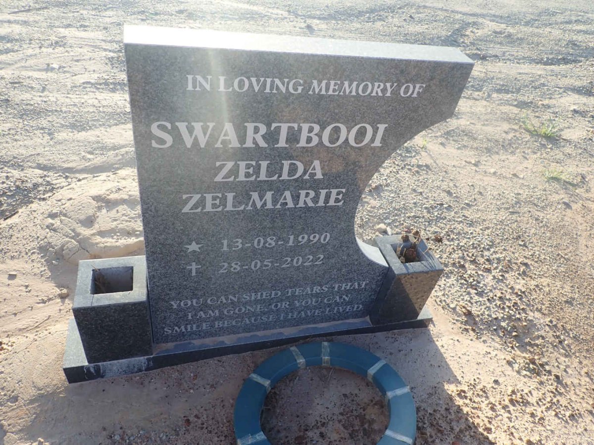 SWARTBOOI Zelda Zelmarie 1990-2022