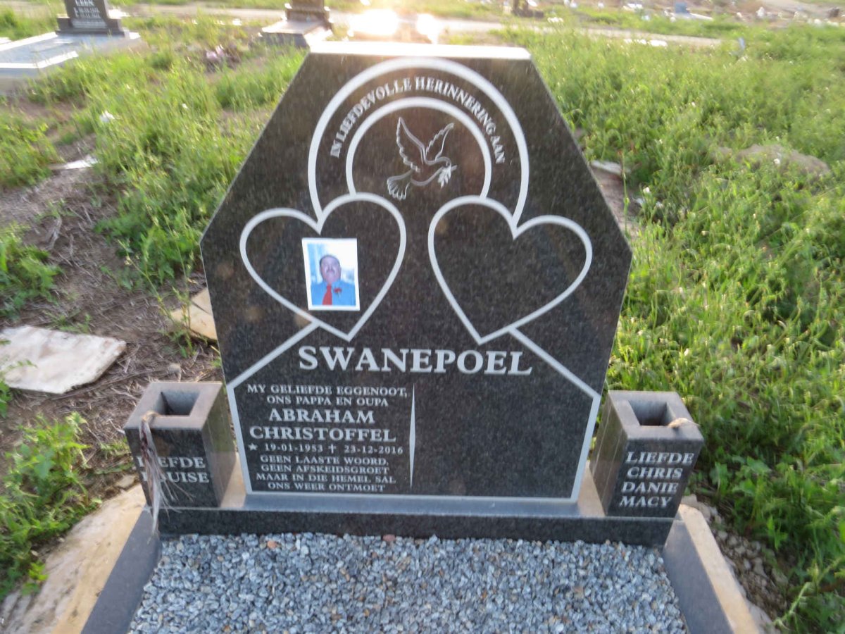 SWANEPOEL Abraham Christoffel 1953-2016