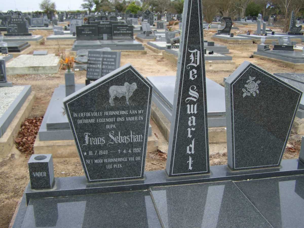 SWARDT Frans Sebastian, de 1940-1992