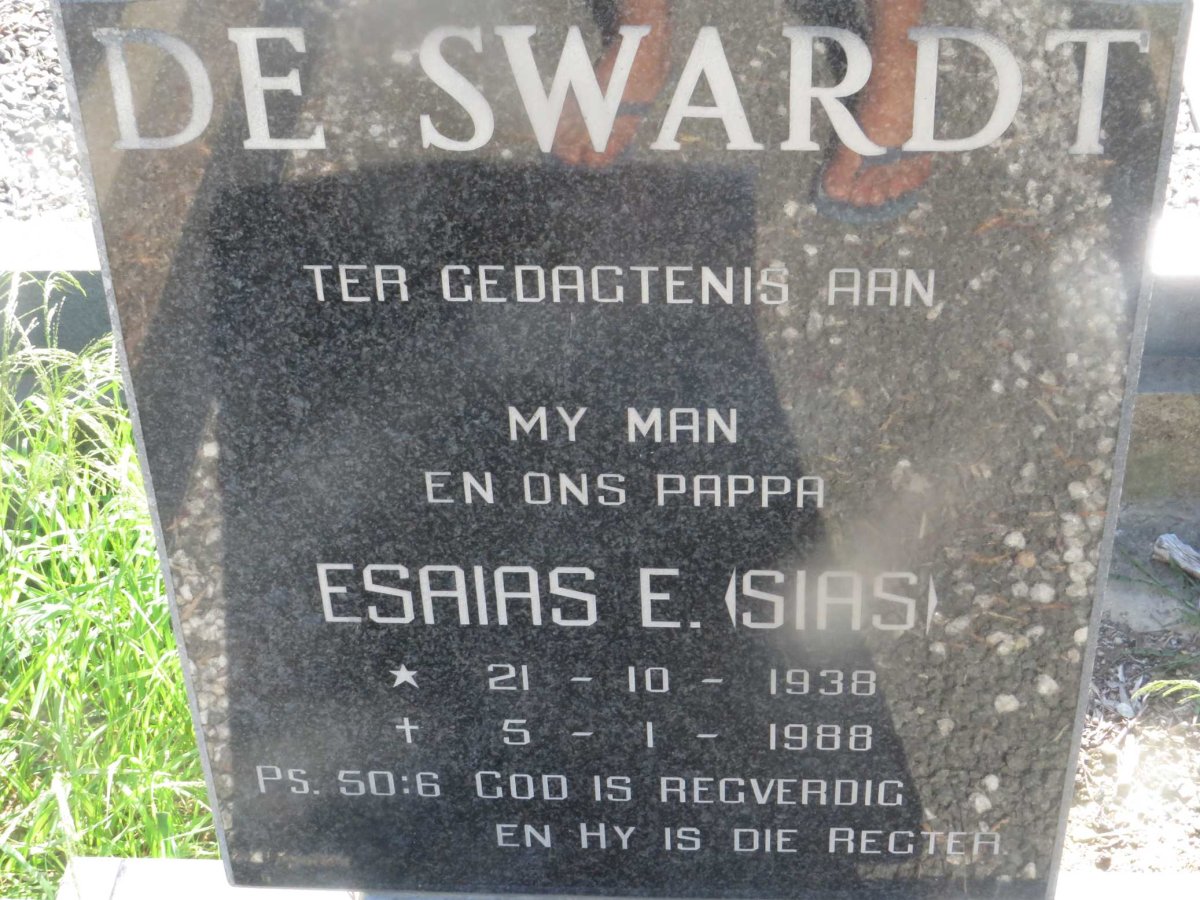 SWARDT Esaias E., de 1938-1988