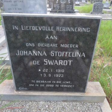 SWARDT Johanna Stoffelina, de 1910-1973