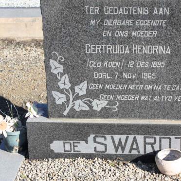 SWARDT Gertruida Hendrina, de nee KOEN 1895-1965