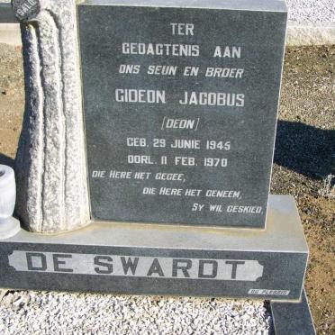 SWARDT Gideon Jacobus, de 1945-1970