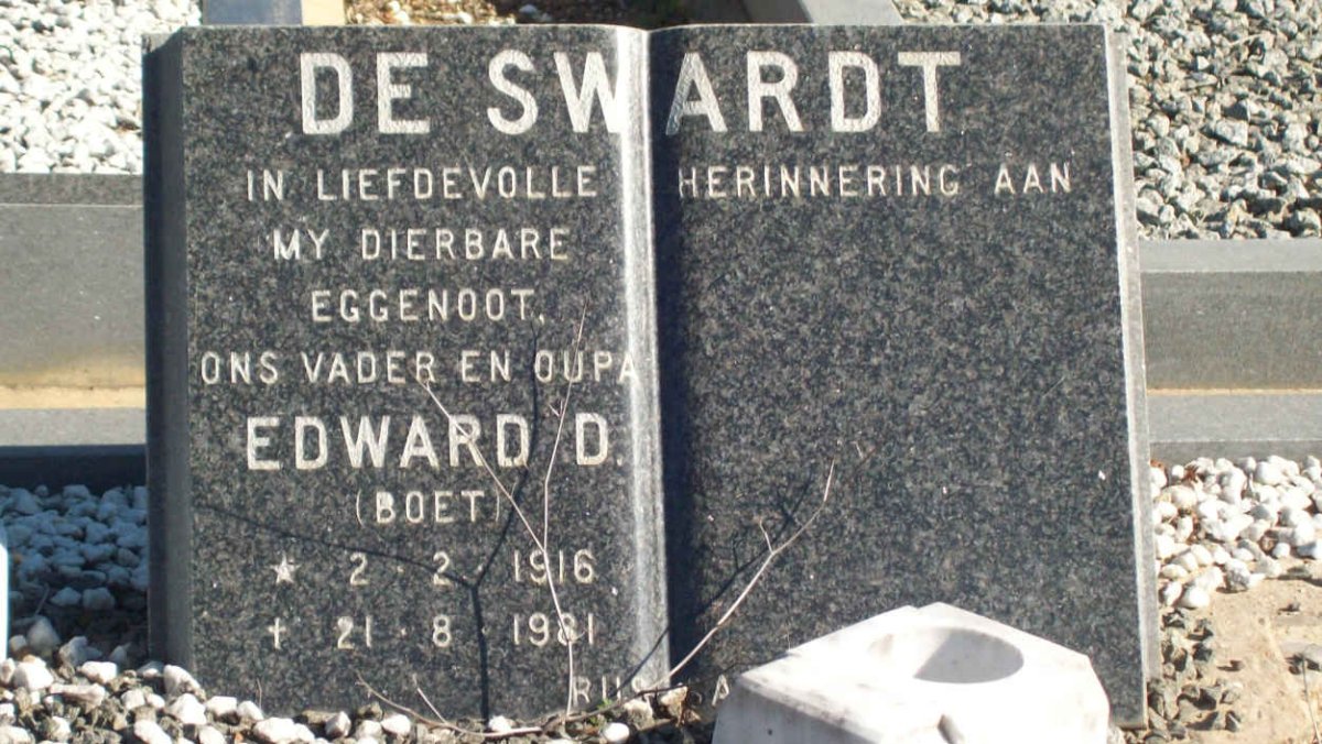SWARDT Edward D., de 1916-1981