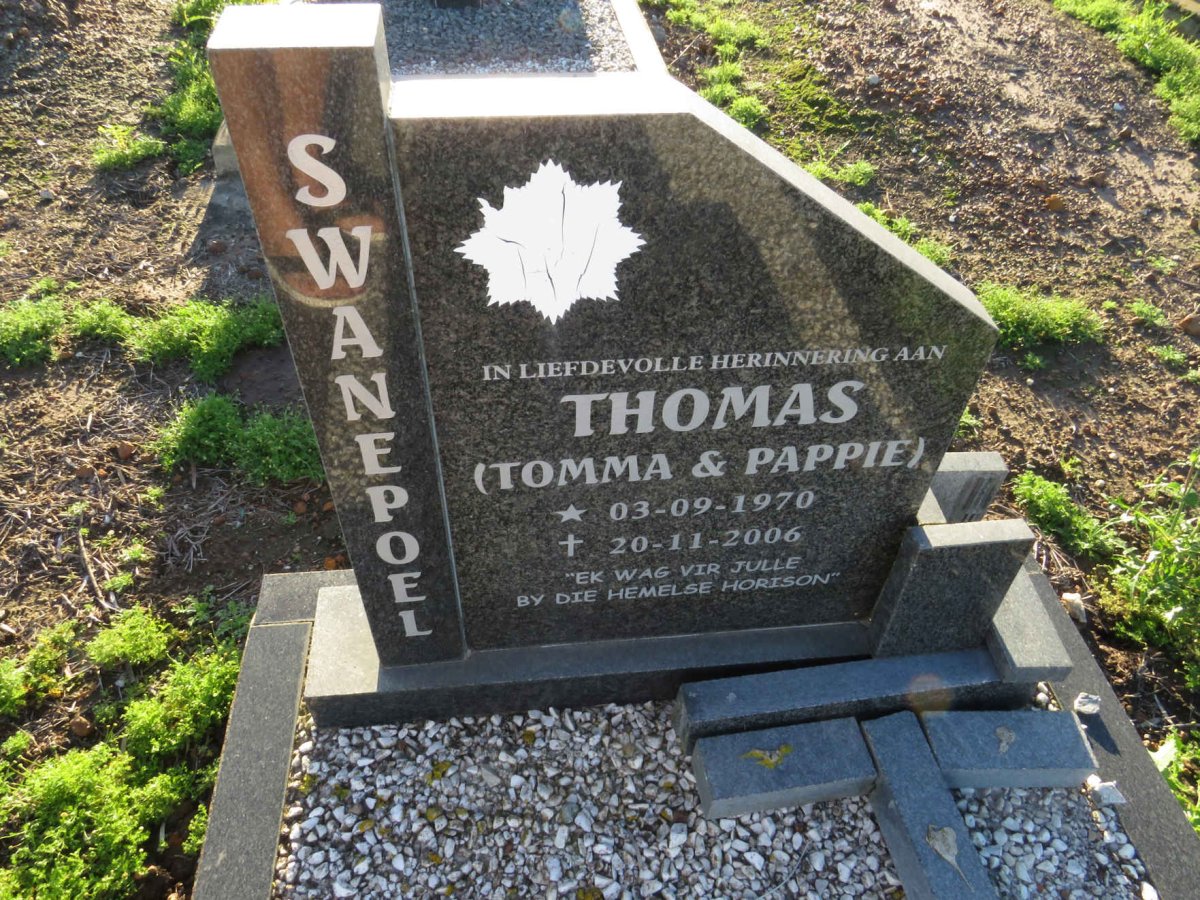 SWANEPOEL Thomas 1970-2006
