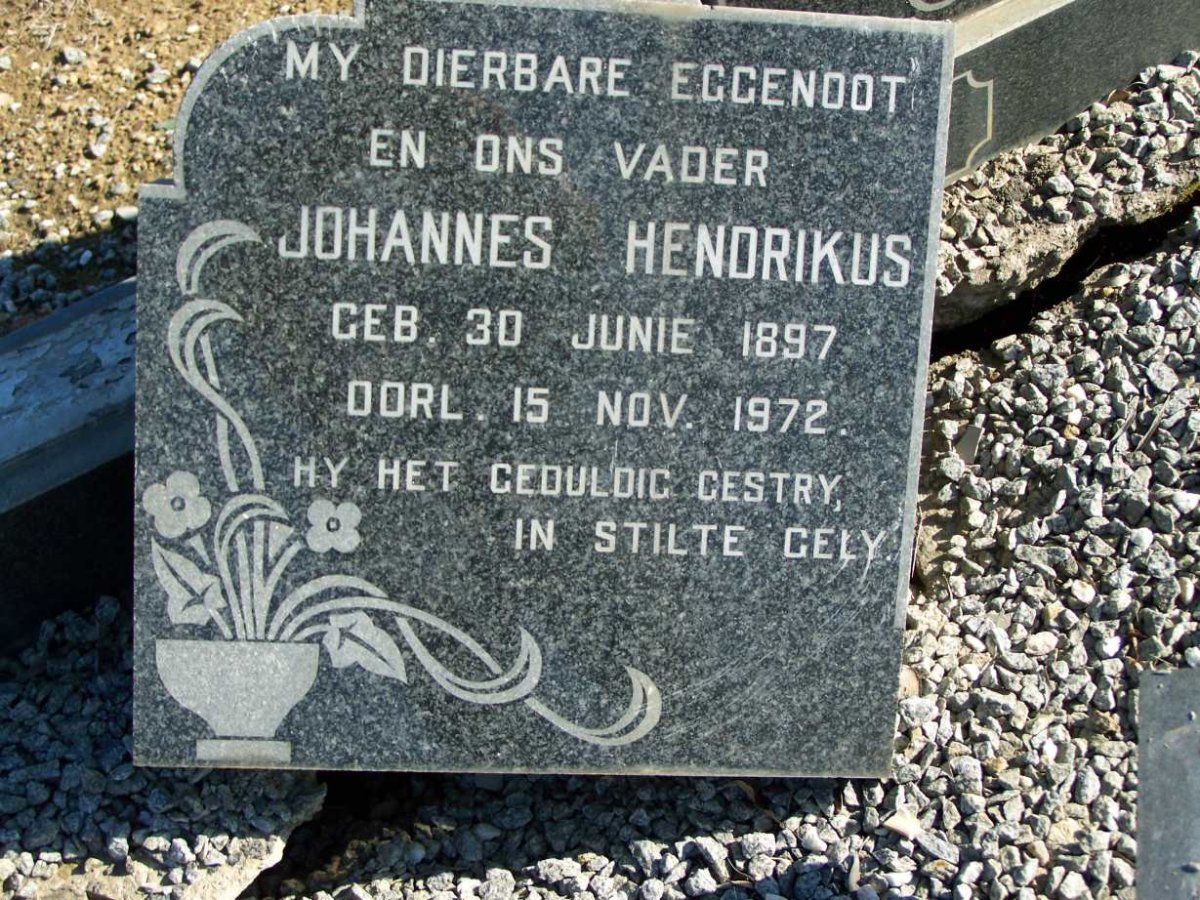 SWARDT Johannes Hendrikus, de 1897-1972