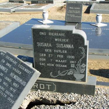 SWARDT Johannes Hendrikus, de 1897-1972 &amp; Susara Susanna KUYLER 1906-1986