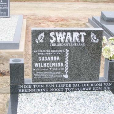 SWART Susanna Wilhelmina 1942-2004