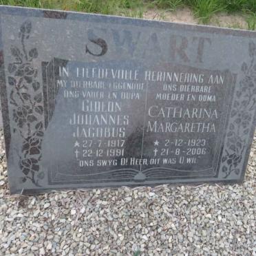 SWART Gideon Johannes Jacobus 1917-1991 & Catharina Margaretha 1923-2006