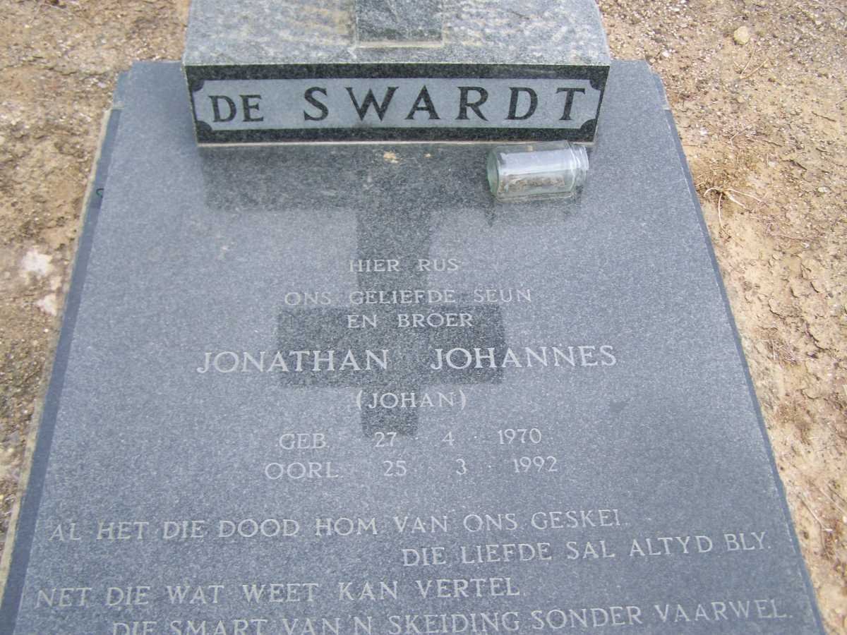 SWARDT Jonathan Johannes, de 1970-1992