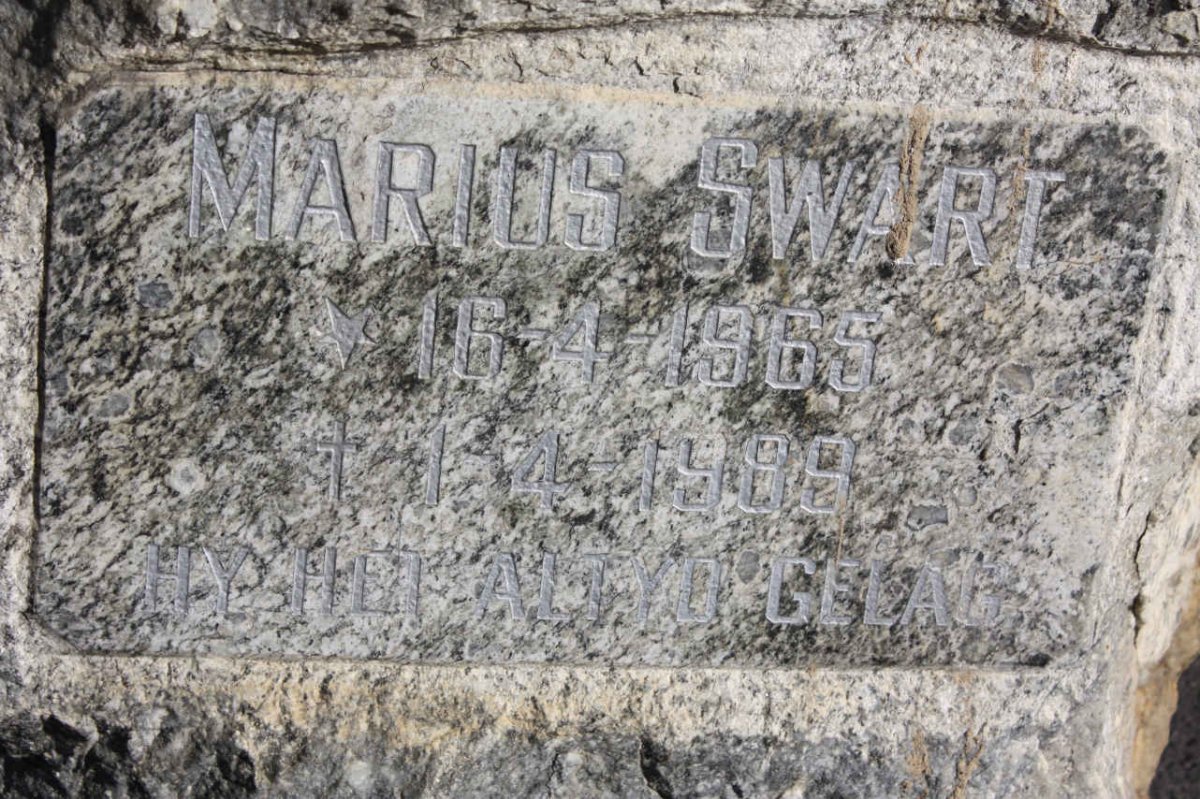 SWART Marius 1965-1985