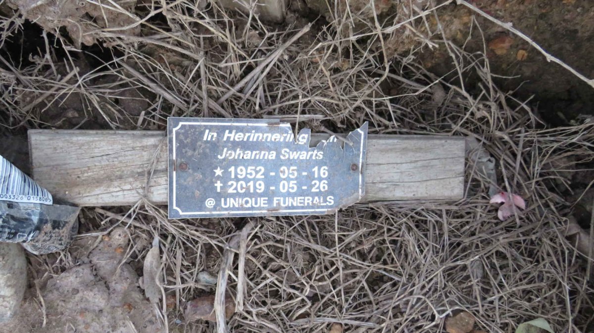 SWARTS Johanna 1952-2019