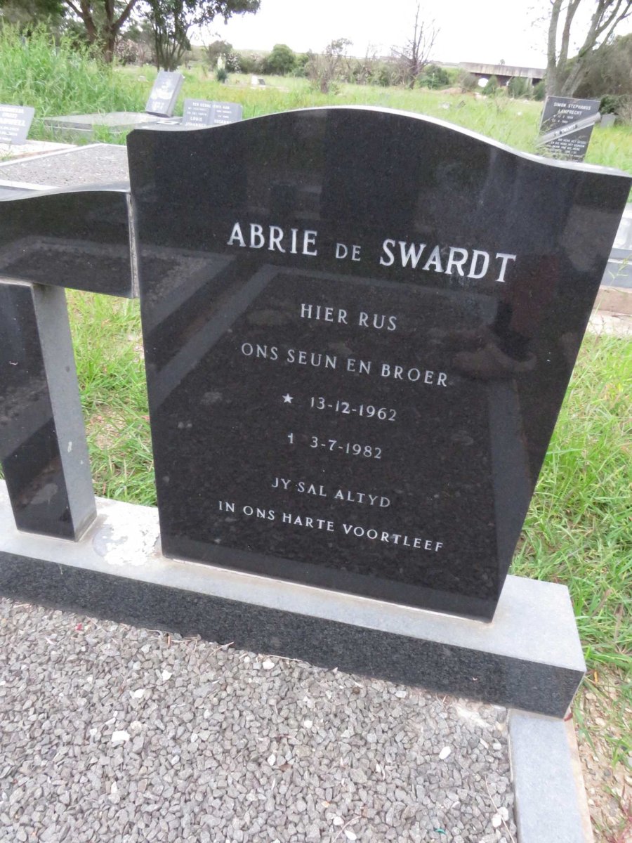 SWARDT Abrie, de 1962-1982