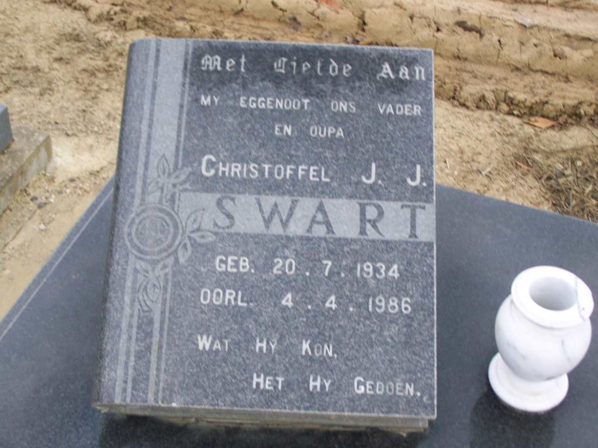 SWART Christoffel J.J. 1934-1986
