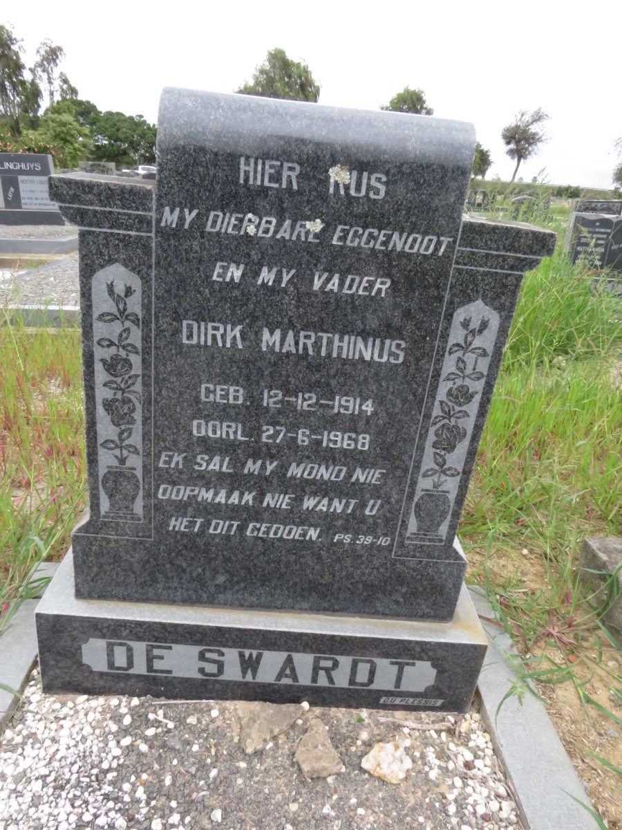 SWARDT Dirk Marthinus, de 1914-1968