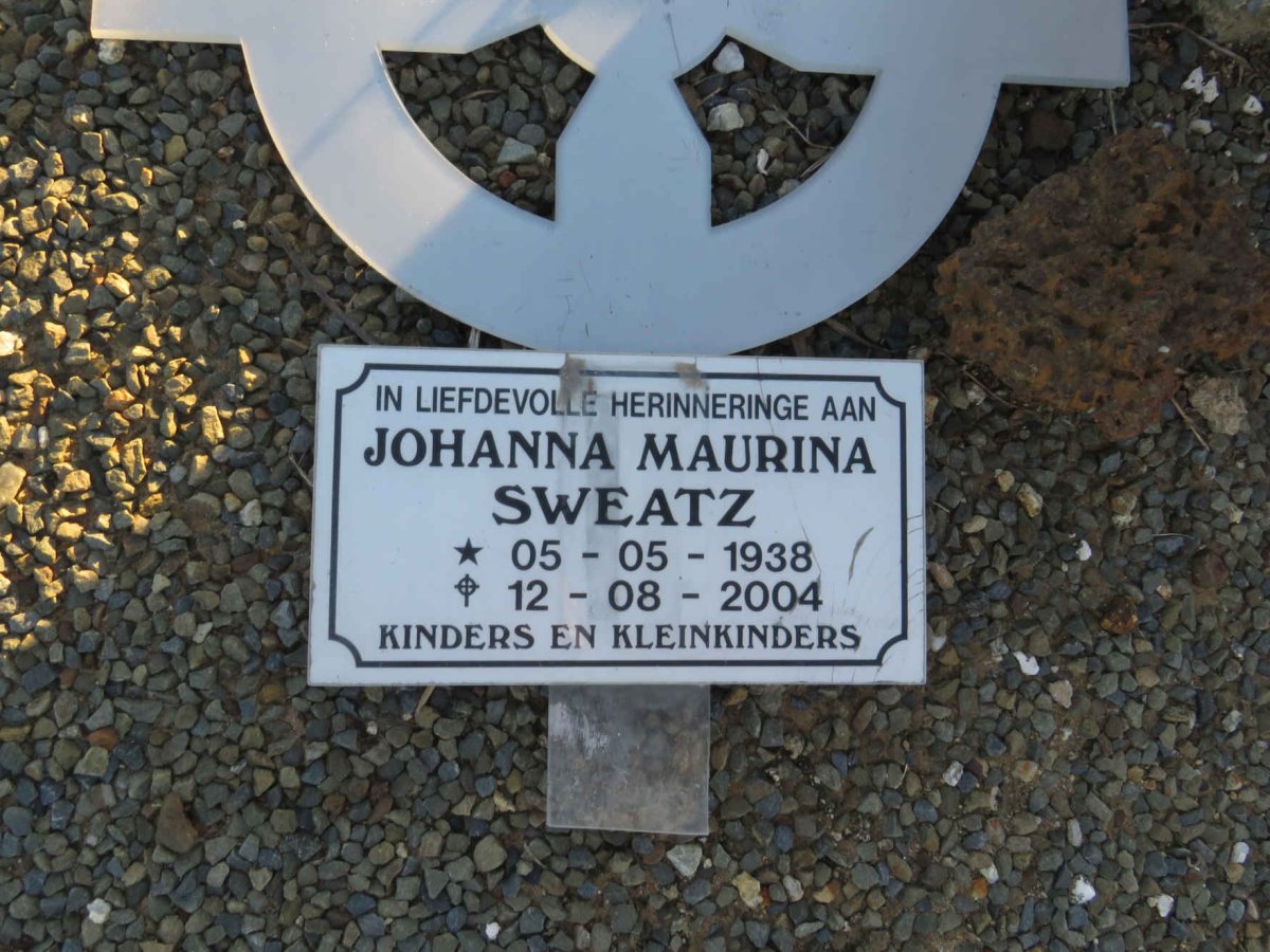 SWEATZ Johanna Maurina 1938-2004